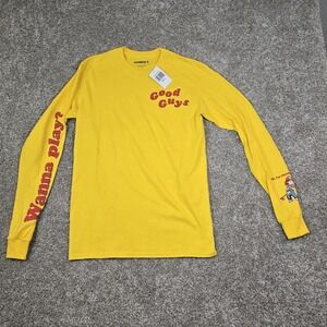 Chucky Good Guys Yellow Long Sleeve Shirt Small S AMC MOvie Merch